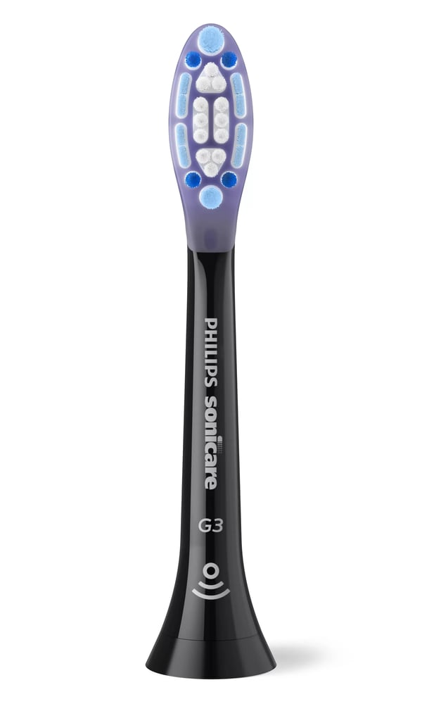Philips Sonicare G3 Premium Gum Care HX9052 - Utskiftningsbørstehode - for tannbørste - svart (en pakke 2)
