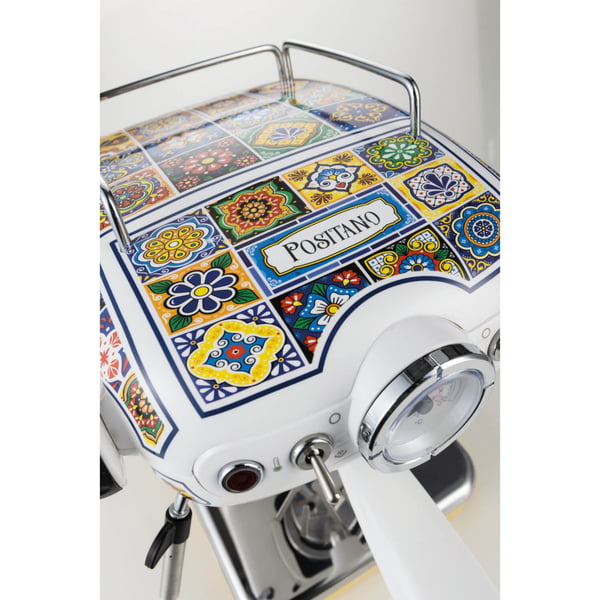 Ariete 13891P Positano espressokeitin 850 W 0,9 l, sininen ja keltainen