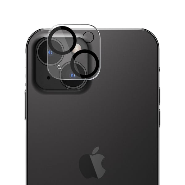eSTUFF Titan Shield - Linsebeskytter for mobiltelefon - gjennomsiktig - for Apple iPhone 13, 13 mini