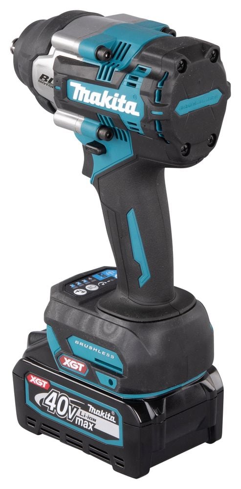 Makita TW007GM201 - Mutterdragare - sladdlös - 4 hastigheter - 1/2-tums kvadrat-drive - 1100 N·m - 2 batterier, laddare medföljer - 40 V