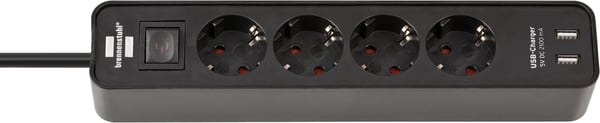 Ecolor power strip 4-way (power strip with switch and 1.5m cable)