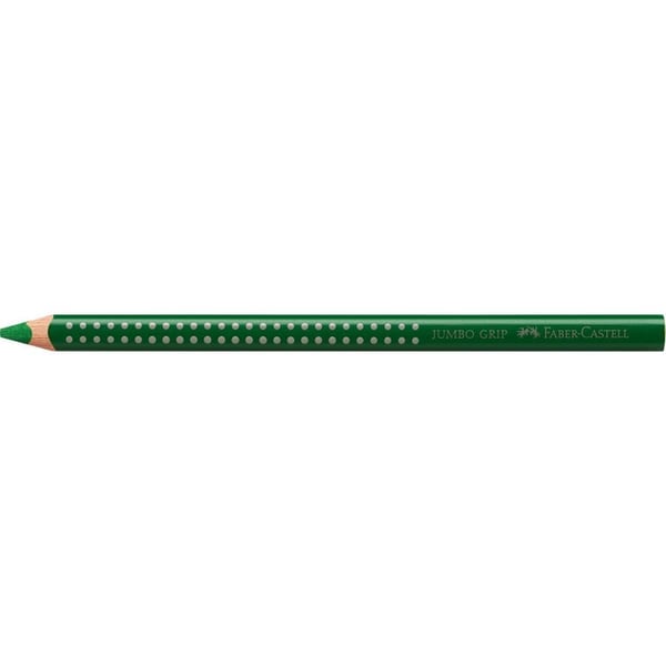 Fargeblyant, Faber-Castell Grip, JUMBO, Oliven, trekantet - (12 stk.)