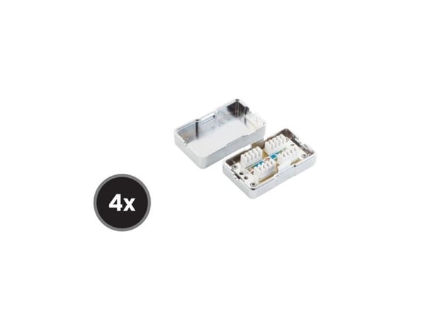shiverpeaks BS75001-SET4, Cat6, 10/100/1000Base-T(X), 4 stykker