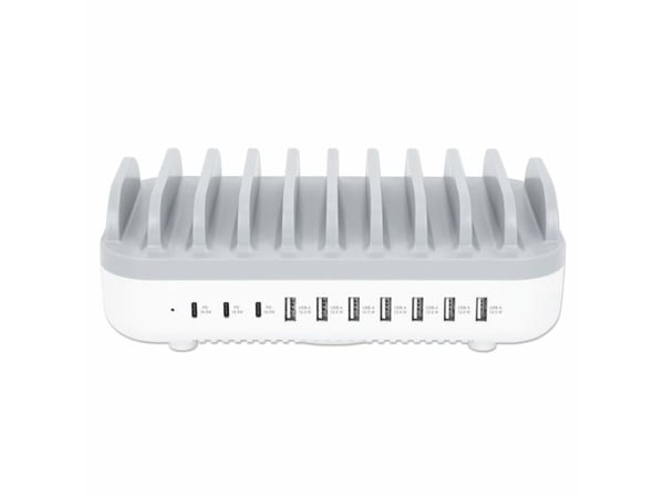 Manhattan 180856, Skrivebordsmontert, Plast, Hvit, Kontakt, Bord, 1,5 m