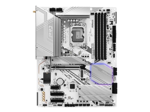 ASRock Z890 Pro RS WiFi emolevy LGA 1851 ATX DDR5 Wi-Fi 6E, valkoinen