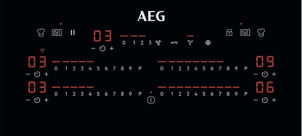 AEG CCE84779FB, Musta, Sisäänrakennettava, 83 cm, Vyöhykkeellinen induktiokeittotaso, 4 vyöhykettä (vyöhykkeitä)