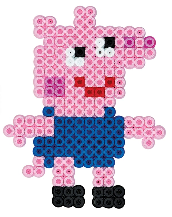 Hama Beads Peppa Pig, Lasten helmisetti, 5 vuosi/vuosia, Monivärinen