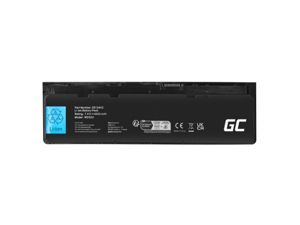 Green Cell - Batteri til bærbar PC (tilsvarer: Dell WD52H, Dell VFV59) - litiumpolymer - 4-cellers - 4600 mAh - svart