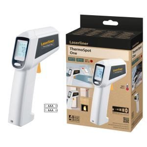 Laserliner ThermoSpot One, °C, -38 - 365 ° C, Svart, Vit, 0,2 ° C, 2,5 ° C, Rektangulär