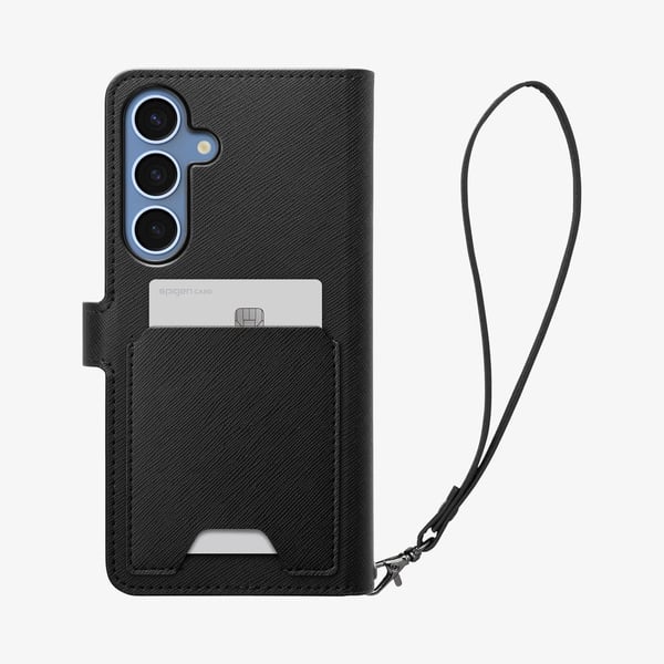 Dėclass Spigen lompakko S do Samsung Galaxy S25+ juoda