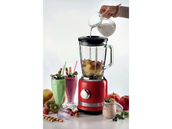 Ariete 0585/00, Pöydällä pidettävä tehosekoitin, 1,5 L, Syke-toiminto, Jäänmurskaus, 1000 W, Punainen
