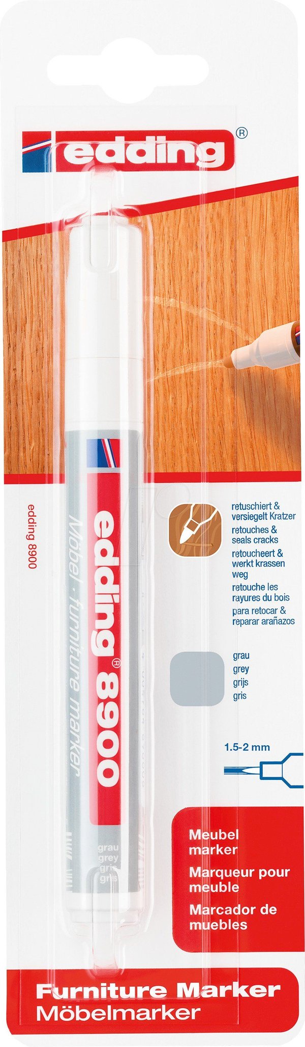 Edding 8900 Furniture Marker Grå / møbel rep. Pen