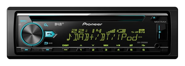 Pioneer DEH-X7800DAB - Bil - CD-modtager - korvakäytävään asennettava - Single-DIN - 50 watt x 4