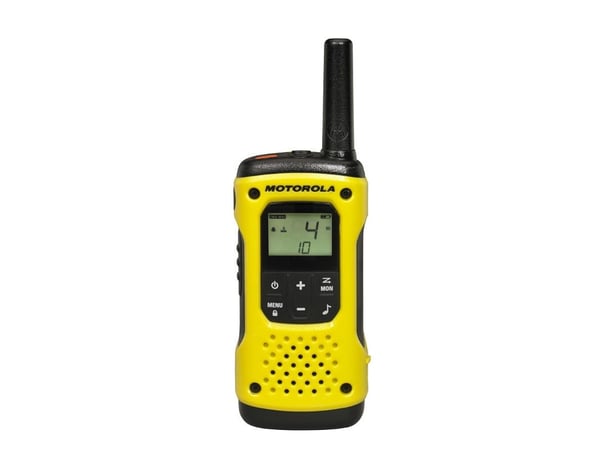 Motorola TLKR T92 H2O walkie-talkies 16 kanaler, svart/gul, 2-pack