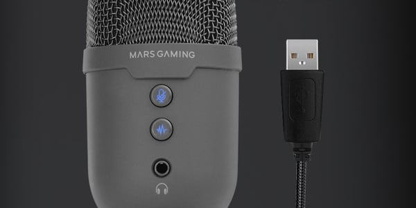 Mars Gaming MMIC-CX, Pöytämikrofoni, 120 dB, 20 - 20000 Hz, 2200 O, 24 bittiä, 196 kHz