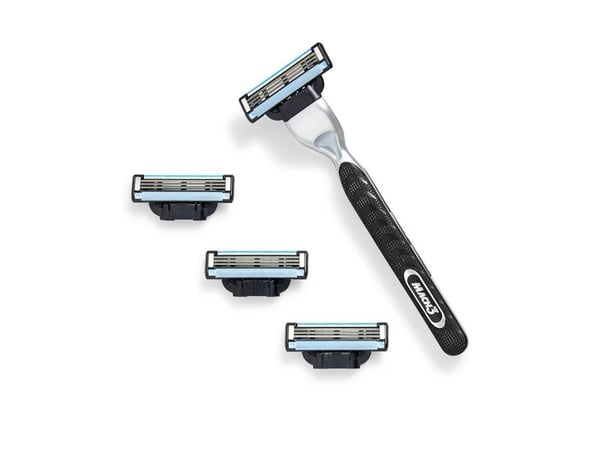 Gillette Mach3 4 Pack Blades Refill For A Smooth Shave