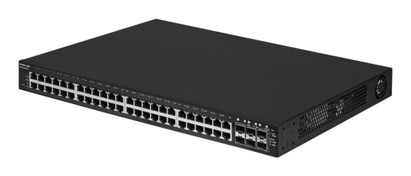 Edimax Pro IGS-5654PLX - Switch - industrial, Surveillance, VLAN, PoE+, Web, Smart - smart - 48 x 10/100/1000 (PoE+) + 6 x SFP+ (opplenke) - rackmo...