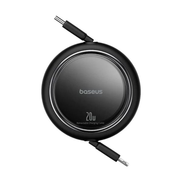 Baseus P10364501111-00, 1 m, Lightning, USB C, Hankjønn, Hankjønn, Svart