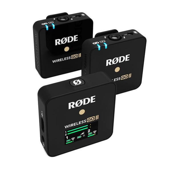 RØDE Wireless GO II trådløst mikrofonsystem, tokanals, to sendere