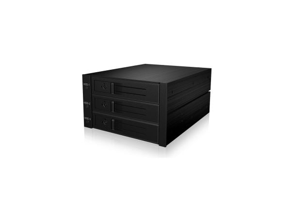 ICY BOX IB-563SSK - Hus for lagringsenhet - 3,5" - svart