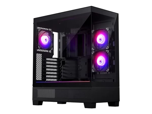 Phanteks XT View PC-kabinett E-ATX, svart, med to paneler i herdet glass