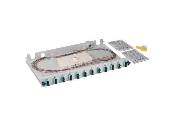 EFB Elektronik BA71203L12OM3, SC, OM3, Grå, Plast, 1U, 483 mm