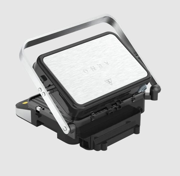 AENO kontaktigrilli EG5 180° aukko max.230°C ruostumaton teräs/blk vähittäiskauppa