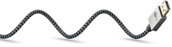 Goobay 77444, 1 m, DisplayPort, DisplayPort, Hankjønn, Hankjønn, 7680 x 4320 piksler
