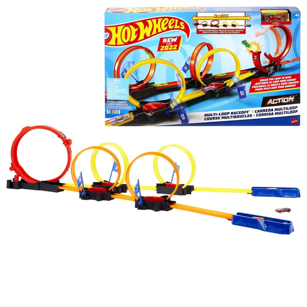 Hot Wheels HDR83 Action Multi Loop Race-off bilbana, 1 bil