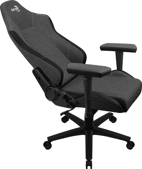 AeroCool CROWN AeroWeave ASH gamingstol, svart