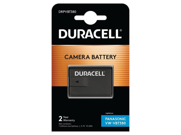 Duracell DRPVBT380 videokamera batteri for Panasonic VW-VBT380