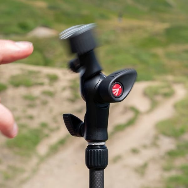 Manfrotto MLH1HS-2, Kiinnityspuristin, Musta, Alumiini, 5/8", 1 kpl, 125 mm