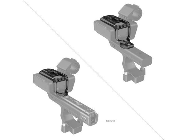 SmallRig MD3990, Ylälevy, Musta, Alumiini, Ruostumaton teräs, 3/8", Kiina, 103 mm