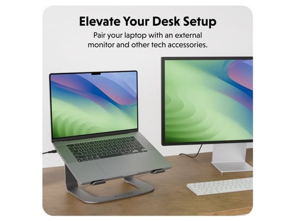 Targus HyperSpace - Notebookstativ - ergonomisk - 16" - romgrå
