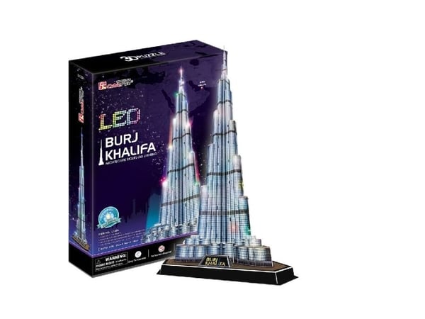 Cubic Fun Puzzle 3D LED Burj Khalifa 3D LED Burj Khalifa