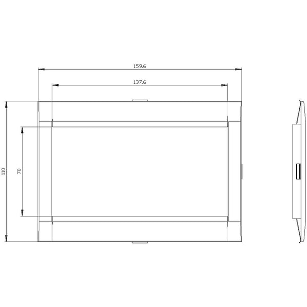 Siemens 3VA9383-0SB10 effektkontakttilbehør 1 stk (B x H) 137,6 x 70,7 mm