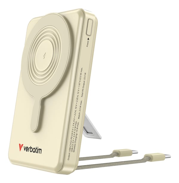 Verbatim 32274, 10000 mAh, Litium polymeeri (LiPo), Power Delivery 3.0, Quick Charge 3.0, Langaton lataaminen, 3,85 V, 52 W