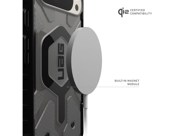 Urban Armor Gear 614470113140, Suojus, Google, Pixel 10 Pro XL, 17,3 cm (6.8"), Harmaa, Läpinäkyvä