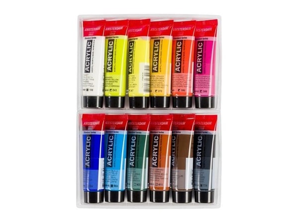 Schjerning Amsterdam Standard Series akrylmaling landskapssett | 12 x