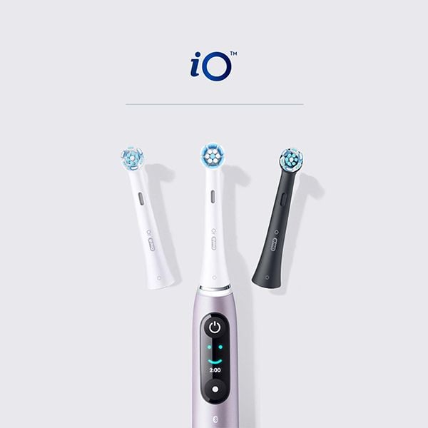 Oral-B iO-vaihtoharjat, 2 kpl, Gentle Care, valkoinen, iO:lle
