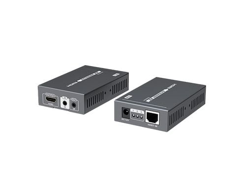 Deltaco LKV375N, AV-sender og -mottaker, 70 m, Koblet med ledninger (ikke trådløs), 3D, Sort, HDCP