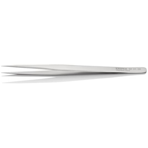 Knipex 92 21 08, Rostfritt stål, Rostfritt stål, Spetsig, Rak, 15 g, 8 mm