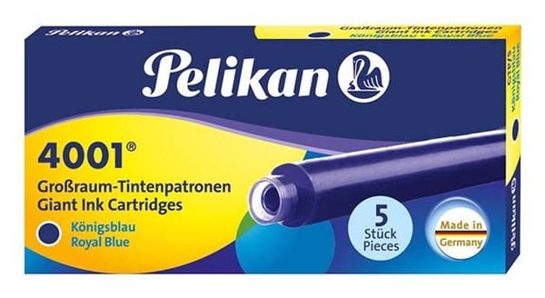 Pelikan GTP/5, 5 styck, Blå, Svart