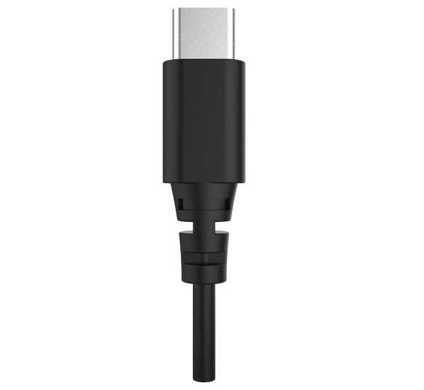 DELTACO HL-50C - Kuulokkeet - täysikokoiset - langalliset - USB-C - musta