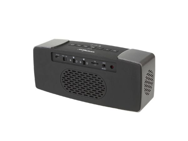 GreenBlue 62917 GB200 kelloradio Bluetooth 4.2 FM 6 W, musta/harmaa