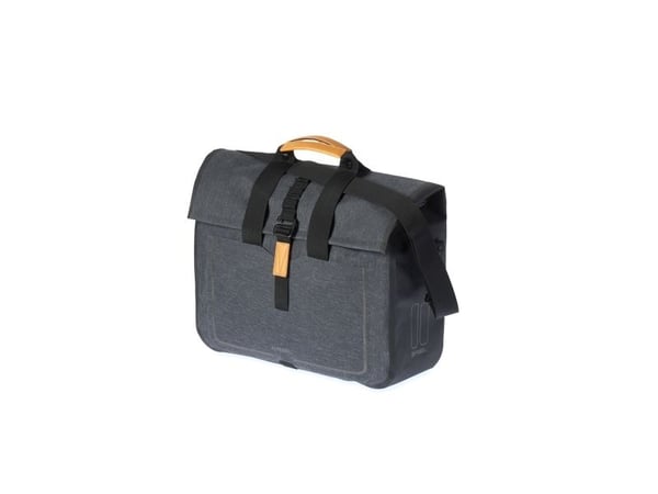 Basil BA17661, Taka, Polkupyörälaukku, Polyesteri, Harmaa, 20 L, 370 mm
