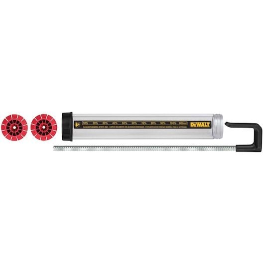 DEWALT DCE5801-XJ massapuristimen putki 300–600 ml, läpinäkyvä