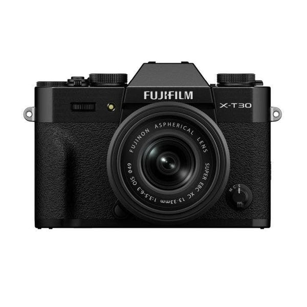 Fujifilm X-T30 III-kamera + XC 13–33 mm, X-Trans CMOS 4, 26,1 MP, svart