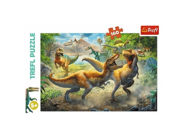 Trefl-puslespill, 160 deler - Fighting Tyrannosaurs (GXP-645423)