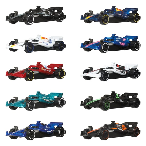 Hot Wheels F-1 Racing 1:64 10-Pack